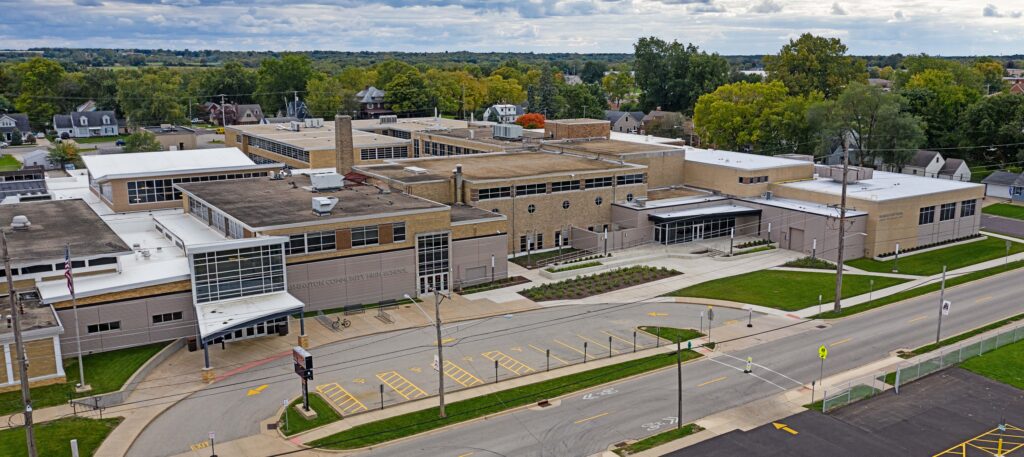 New High School Band & Chorus Room Addition slide